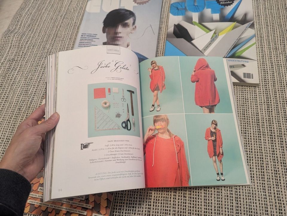 4 Zeitschriften CUT - DIY Modemagazin mit Schnittmusterbögen in Dresden