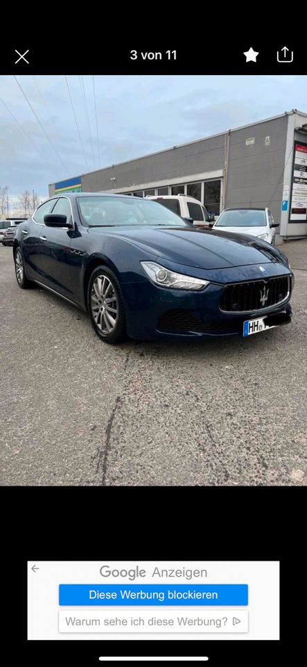 Maserati Ghibli Q4 mit 409 PS in Hamburg