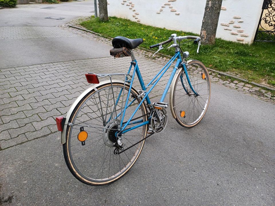 Fahrrad Raleigh Damen Vintage blau in Leinfelden-Echterdingen