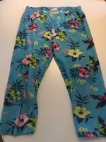 Supersüße 7/8-Hose, kurze Hose, türkis mit Blumen, Gr. 158/164 Bayern - Maßbach Vorschau