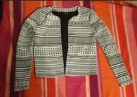 Vila Blazer Jacke kurz Weiß / Schwarz elegant Gr. S Hessen - Griesheim Vorschau