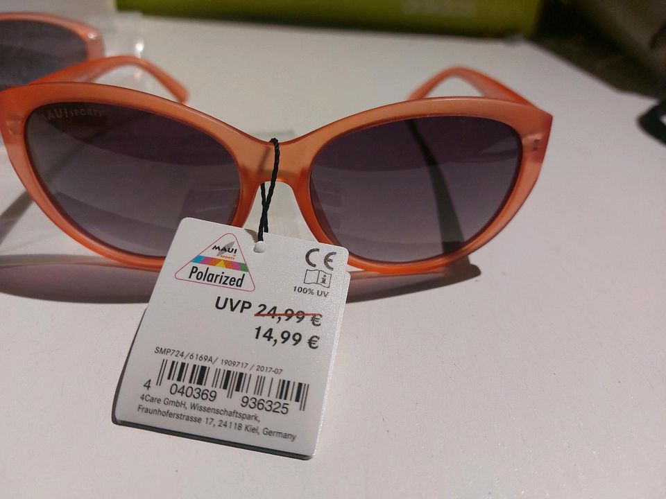 2x Sonnenbrille neu, 100 % UV Schutz, Maus Sports in Pinneberg