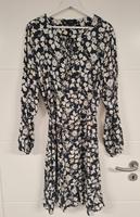 Kleid floral schwarz gemustert Next schwarz weiß gelb Größe 50 Niedersachsen - Wolfenbüttel Vorschau