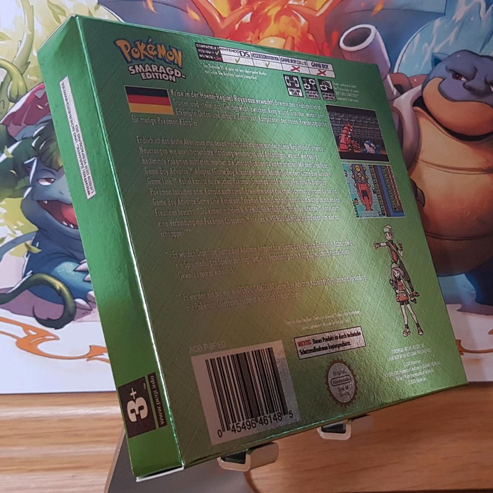 Pokemon Smaragd Edition Verpackung GameBoy Advance Hülle Repo Box in München