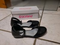 Ballerinas schwarz Gr. 33 Graceland Deichmann schicke Halbschuhe Baden-Württemberg - Heimsheim Vorschau