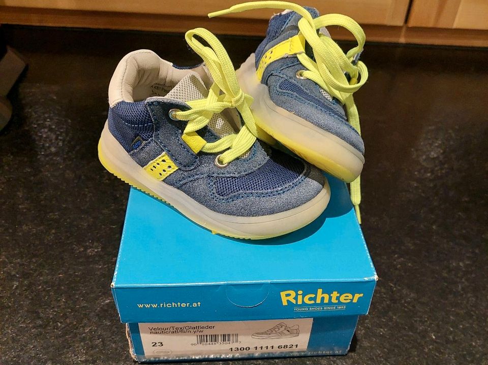 Richter Turnschuh, Sneaker, Lauflernschuh, Gr 23 in Hutthurm