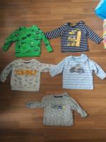 Jungen Pullover  Shirts Gr.80 Auto gut erhalten Sachsen-Anhalt - Muldestausee Vorschau