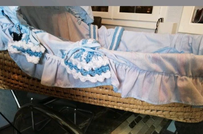 Moses Körbchen Moseskorb Baby Korb Trage in Neuenkirchen