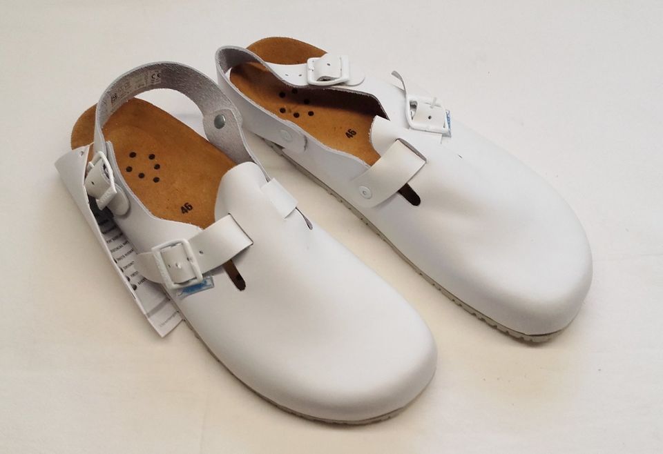 Abeba Clogs Nature 8040 Leder Kork antistatisch Größe 46 neu unge in Hamburg