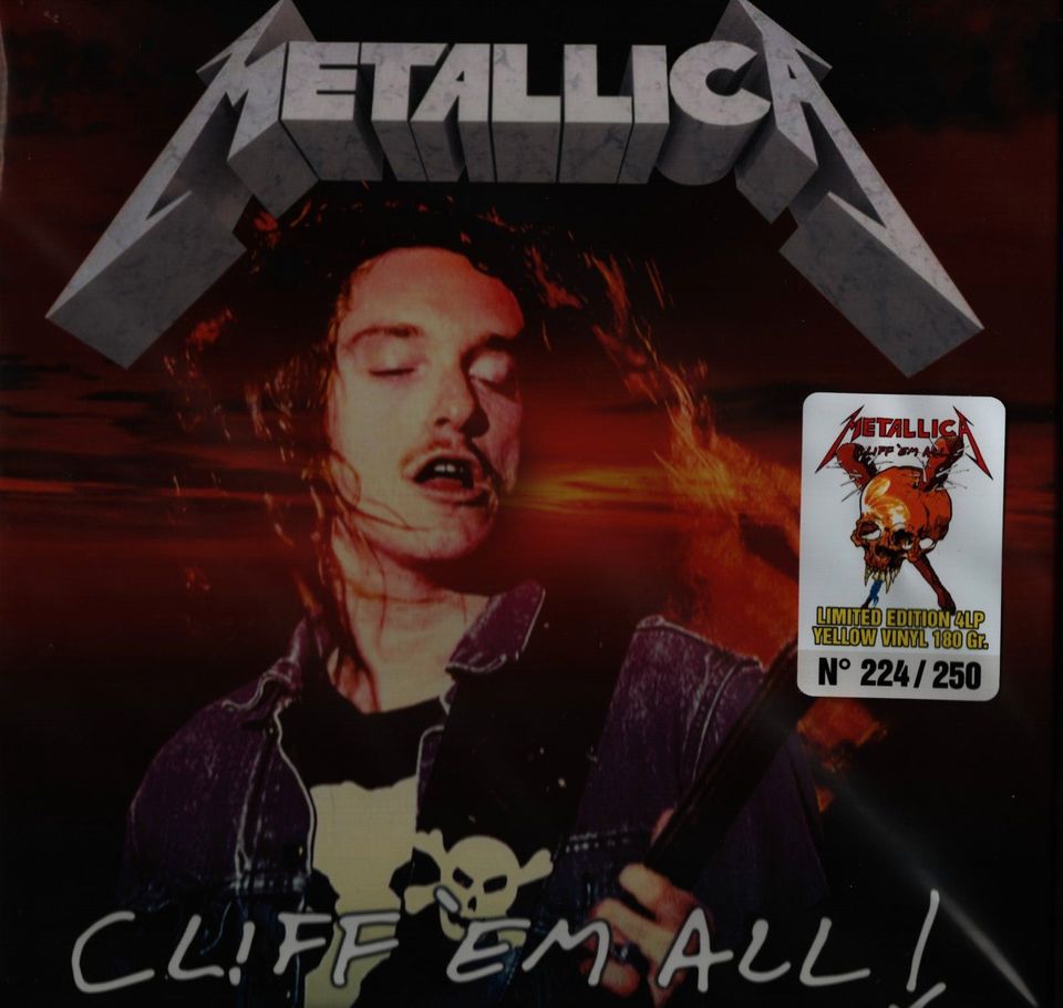 METALLICA - Cliff `Em All! + rare 4 LP - Box in Chemnitz