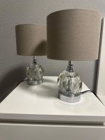 Nachttisch-Lampen Kristall Optik (Taupe/Beige) Nordrhein-Westfalen - Paderborn Vorschau