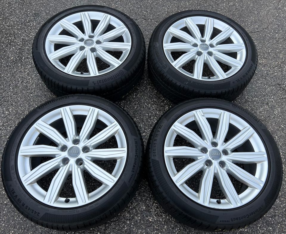 4 ORIGINAL 19" ALU WINTERRÄDER AUDI A6 S6 4G 245/45R19 102V #1C4Z in Bad Tölz