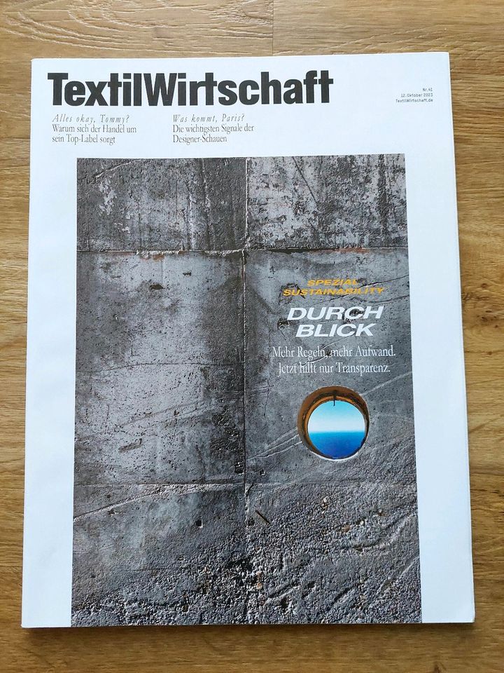 Neu Magazin TextilWirtschaft Nr. 41 Oktober 2023 in Sulingen