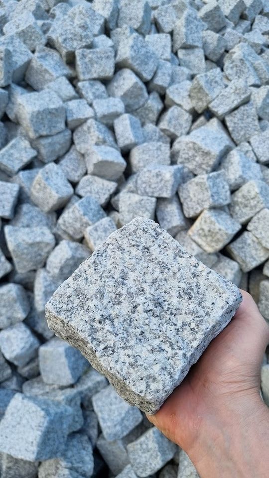 Pflastersteine Granitpflaster Kopfsteinpflaster 8/11 cm grau grau in Dresden