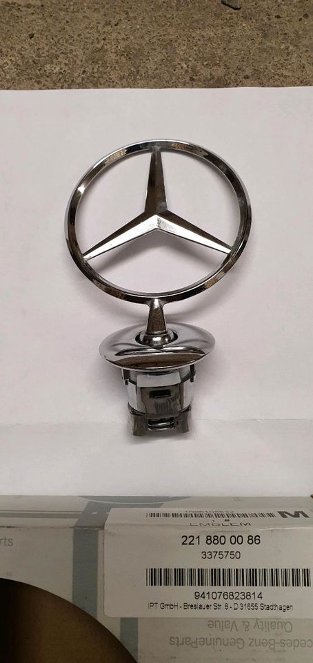 Emblem Motorhaube emblem. MERCEDES-BENZ S-KLASSE (W220) S 320 CDI