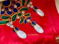 Chanel  Schal Foulard Carré Seide  90 x 90 cm original rot - gold Bayern - Landshut Vorschau