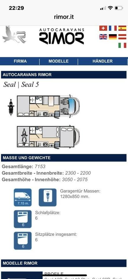 Wohnmobil mieten! September-Mai 14 Tage mieten 11 bezahlen, 1195€ in Heidenau