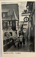 Alte Postkarte Rüdesheim Drosselgasse Baden-Württemberg - Appenweier Vorschau