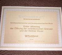 Ersttagsblatt, Sonderpostwertzeichen Block Bayern - Trogen Vorschau