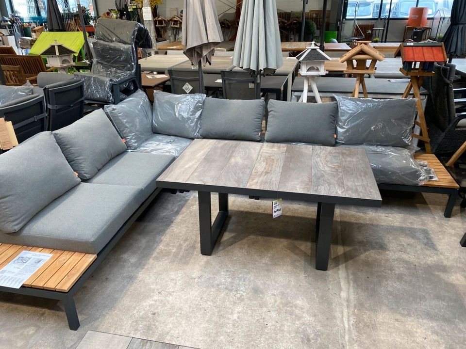 Gartenmöbel ⭐Outlet Dülmen Lounge Marken Sessel Schirme Pavillon in Coesfeld