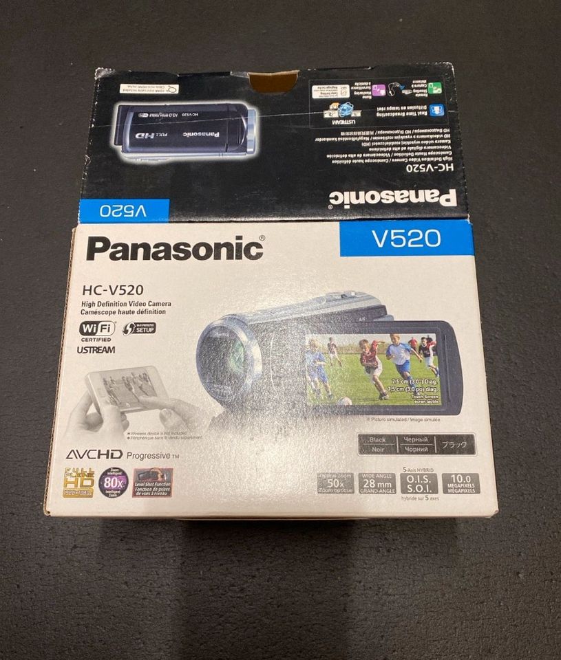 Panasonic HC-V520 Full-HD-Camcorder Touchscreen OVP in Quickborn