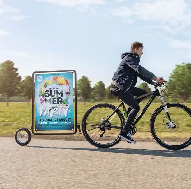 Mobile Werbelösung mit MobileAds ( Fahrradwerbung) in Leverkusen