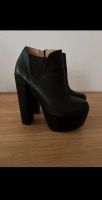 Schwarze Leder High Heels 37 Neuhausen-Nymphenburg - Neuhausen Vorschau