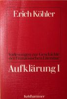 Erich Köhler, Vorlesungen Französische Literatur AUFKLÄRUNG I Hannover - Mitte Vorschau