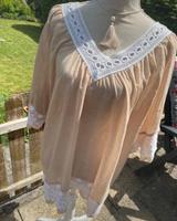 Bluse Tunika beige weiß Gr. 48 München - Hadern Vorschau
