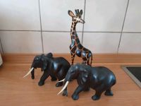 Afrikanische Holztiere, 2 Elefanten, Giraffe Nürnberg (Mittelfr) - Nordstadt Vorschau