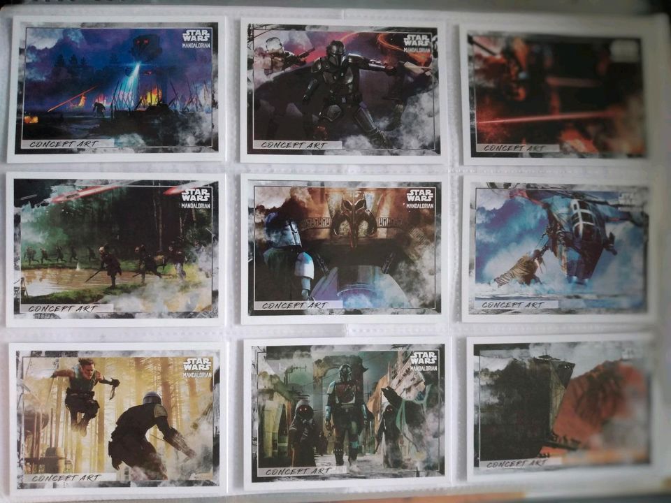 Star Wars The Mandalorian Trading Cards Topps Concept Art CA in Babensham