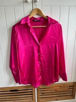 ZARA Satinbluse pink Hessen - Lahntal Vorschau