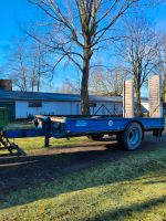 Anhänger mit Rampen Bagger Radlader Hoflader Minibagger Niedersachsen - Zeven Vorschau