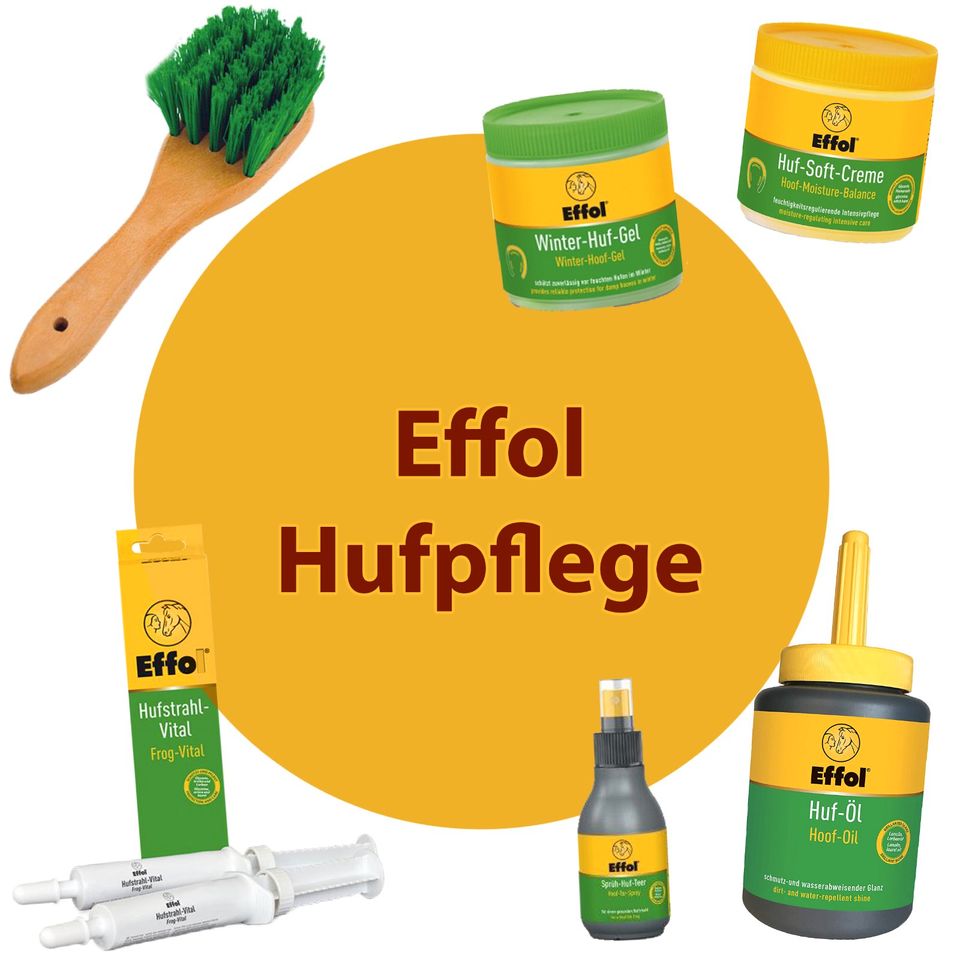 Effol, Effax, Fellpflege, Hufpflege, Hautpflege, Fliegenschutz in Riesa