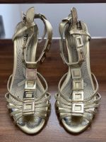 Tamaris high heels gold Sandaletten Größe 38 Absatz Schuhe Baden-Württemberg - Mögglingen Vorschau