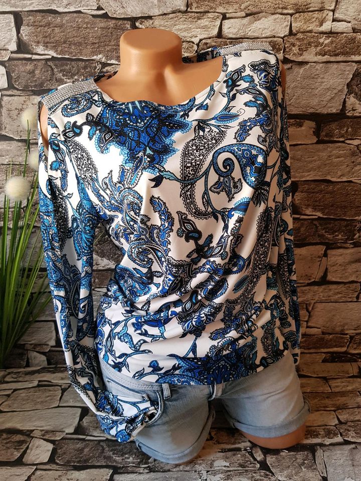 Melrose Partyshirt Paisley M 38 Neu mit Etikett in St. Egidien