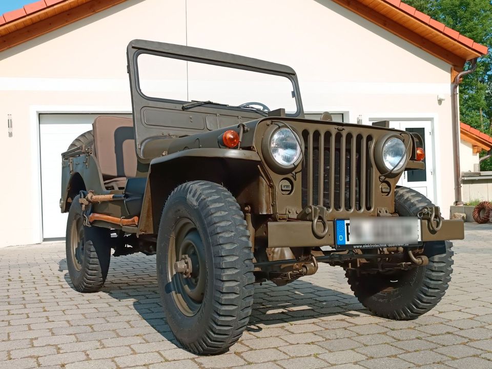 Jeep Willys M38 restauriert Korea Krieg TOP ! in Rotthalmünster
