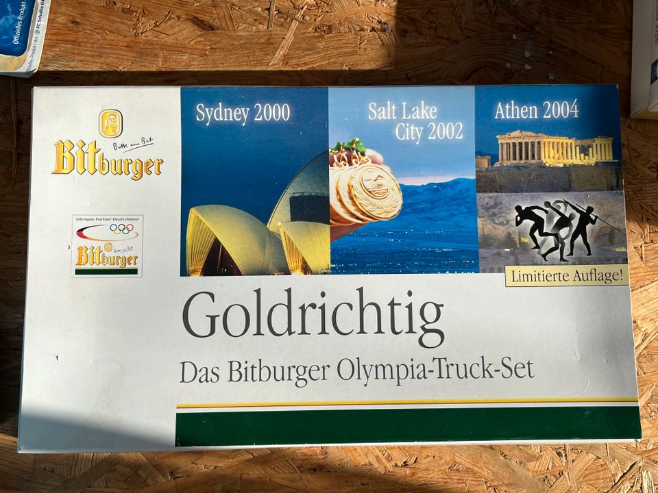 TOP !! Bitburger Olympia Truck Set zu Olympia 2000, 2002, 2004 in Gelsenkirchen