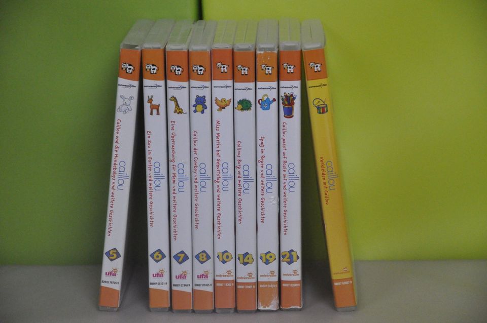 9x Caillou DVD 5 6 7 8 10 14 19 21 + Verkleiden in Bremen