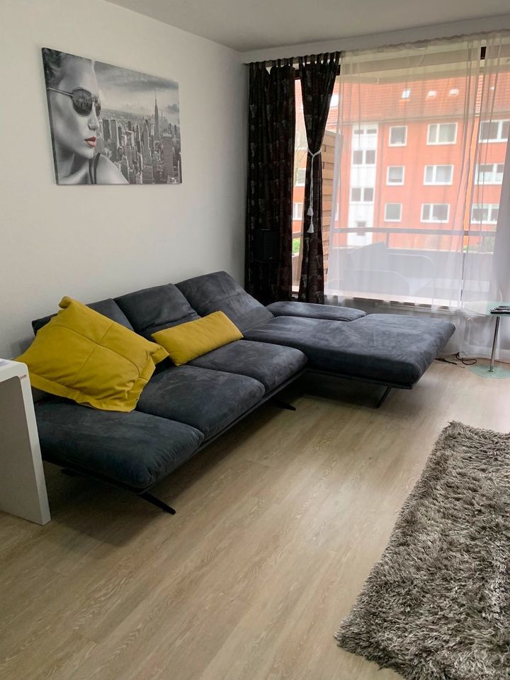 Koinor Ecksofa Finlay, Stoff Bison Grau mit 2 Kissen - TOP!! in Hamburg