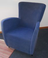 Ohrensessel Sessel blau samt Design sehr gut! Niedersachsen - Lehrte Vorschau