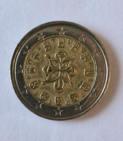 2 Euro Münze Portugal 2002 mit leichter Fehlprägung Niedersachsen - Springe Vorschau