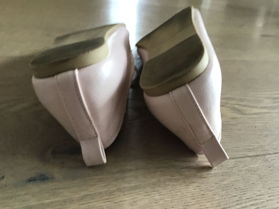 H&M Mädchen Ballerinas rosa Gr.34 neuwertig in Eltmann