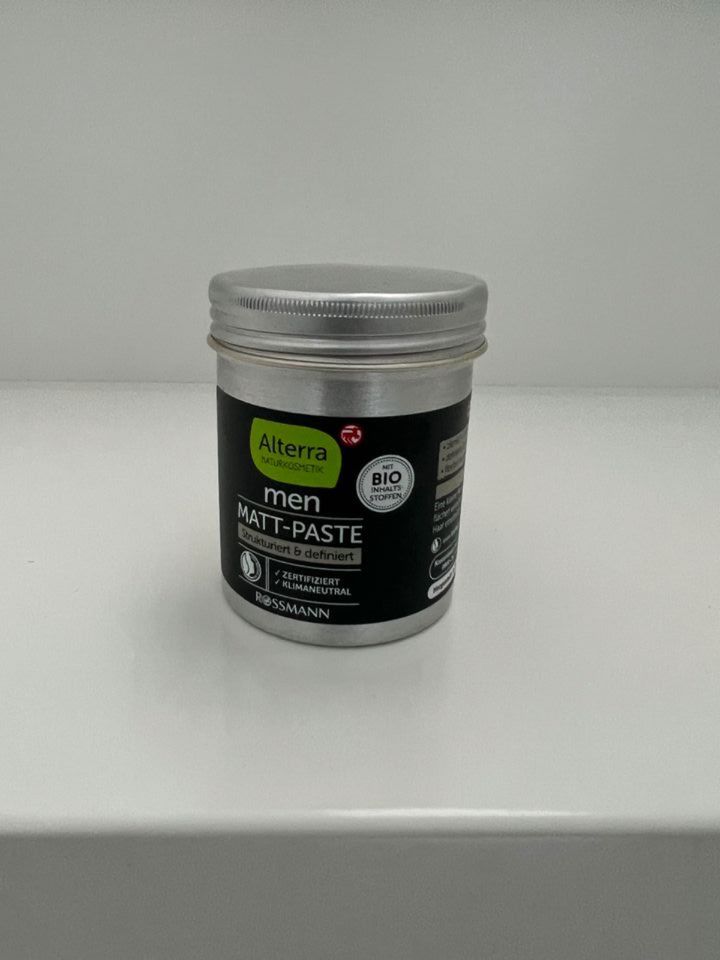 OVP Alterra NATURKOSMETIK men Matt Paste Haargel BIO 100 ml Dose in Leonberg