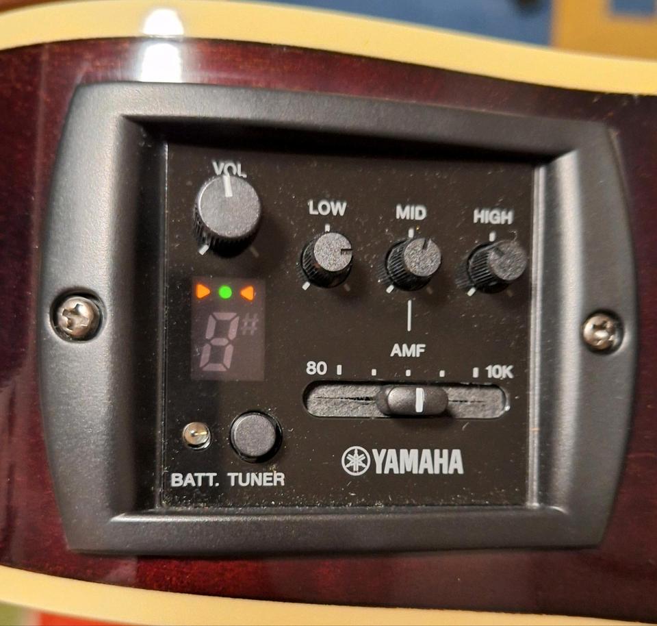 Elektro-Akustik-Gitarre, Yamaha APX 500 III und Verstärker in Emsdetten