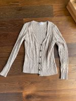 Strickjacke beige nude hellbraun Knöpfe Gold Cardigan Jacke Bayern - Fürth Vorschau