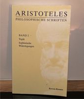 Aristoteles Philosophische Schriften sophistische Widerlegungen Berlin - Pankow Vorschau