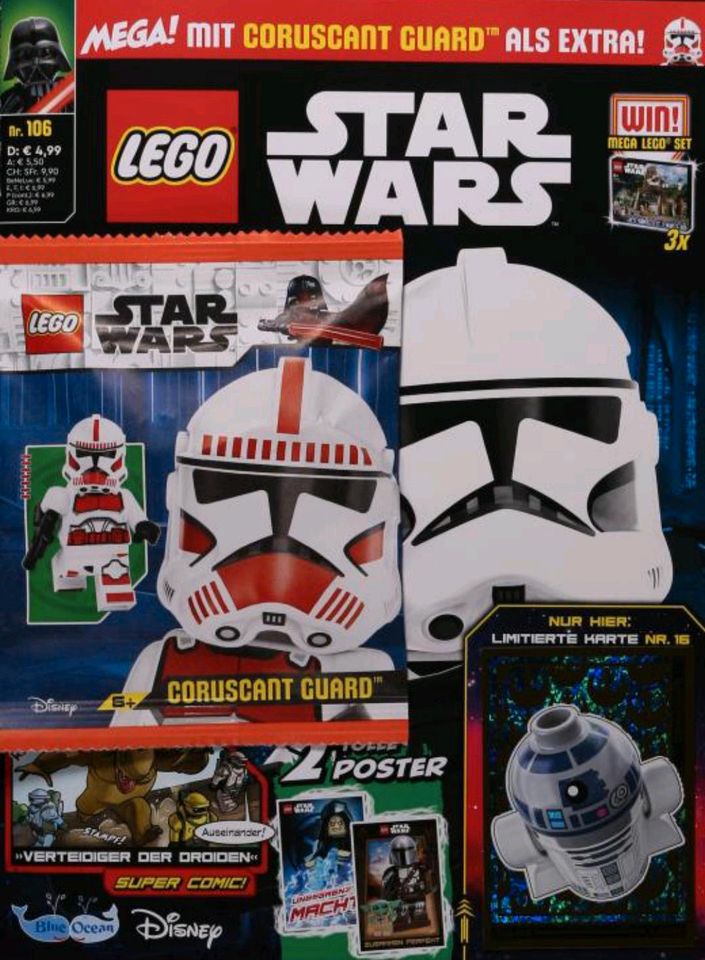 Lego Star Wars Magazin/Zeitschrift 106 mit Minifigur und Extra. in Geseke