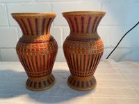 2 asiatische geflochtene Vasen, Handwerk, mit Einsatz für Wasser Berlin - Westend Vorschau