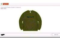 Supreme / Timberland Crewneck Pullover, neu, Gr. L, Dark Olive Bayern - Hof (Saale) Vorschau